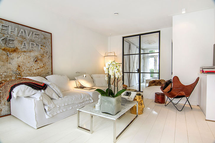 Квартира с интересным дизайном в Амстердаме Квартира с интересным дизайном в Амстердаме идеи для дома,интерьер и дизайн