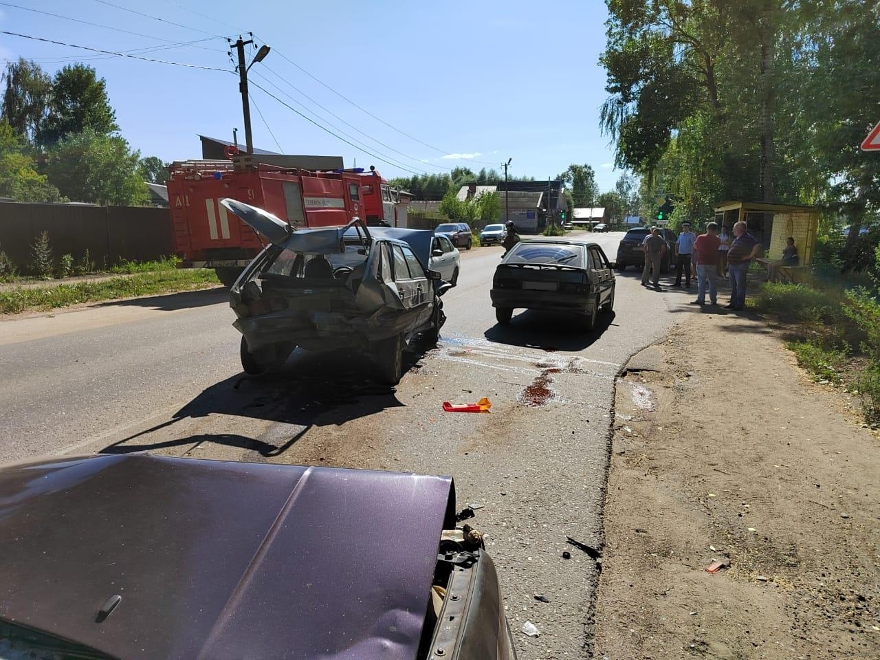 В Тверской области произошла авария с участием 4 автомобилей