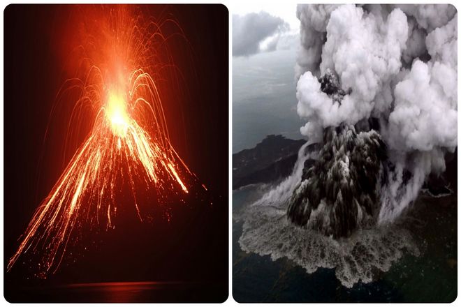 Мощность взрыва Кракатау оценивается как мощность бомбы в 200 мегатонн