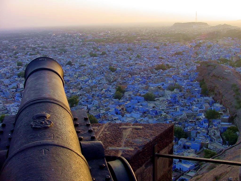 Голубой город Индии Джодхпур  архитектура,Индия,интересное,мир
