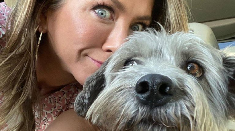 cute doggy and Jennifer