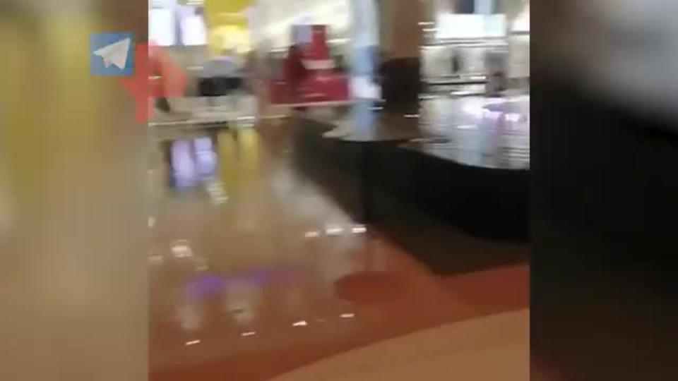 В Москве затопило торговый центр Columbus
