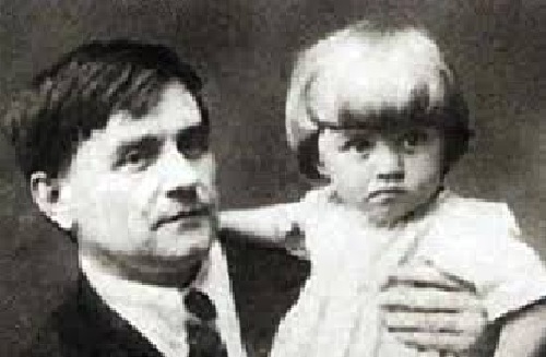 Казимир Малевич с дочерью Уной