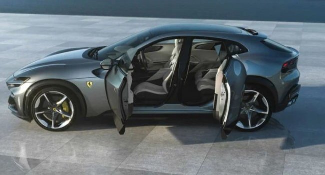 Ferrari рассекретила свой первый кроссовер: атмосферный V12 и задние двери как в Rolls-Royce Автоновинки