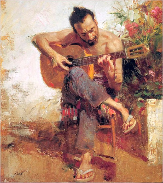 Романтическая живопись от Pino Daeni.