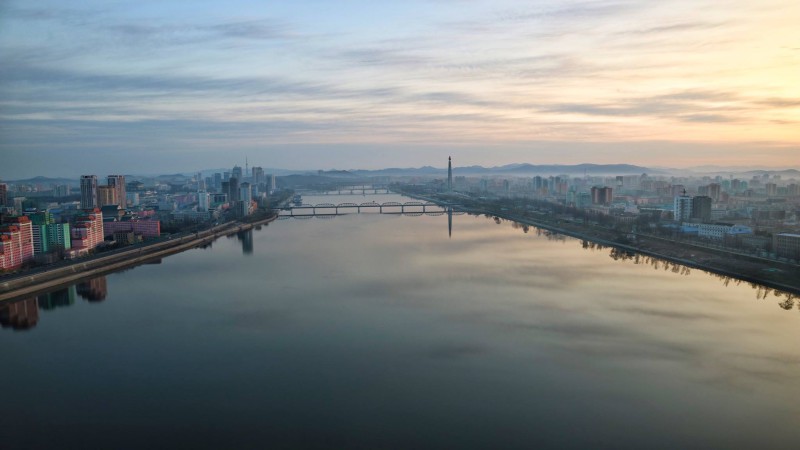 Сингапурскому фотографу разрешили снять Северную Корею с высоты птичьего полета 