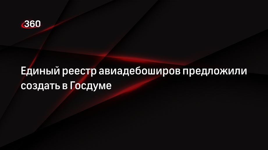 Депутат Госдумы Школкина предложила создать единый реестр авиадебоширов