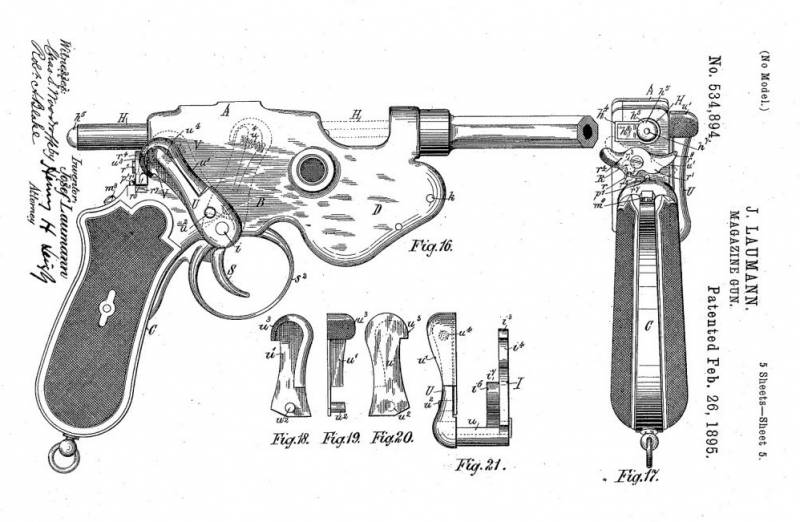 Они были первыми: пистолеты Лаумана и Борхарда Они были первыми: пистолеты Лаумана и Борхарда оружие