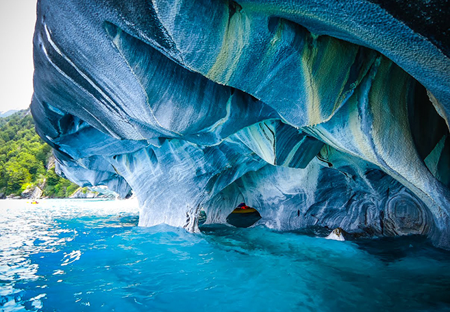 Картинки по запросу These marble caves in Chile are mind blowing