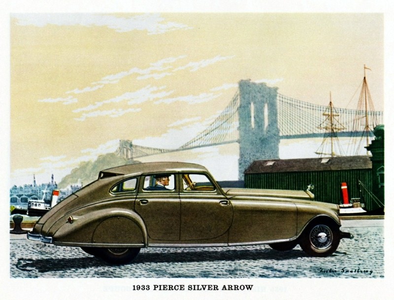  Самый дорогой Pierce-Arrow: Silver Arrow 1933 Pierce-Arrow, авто, отлдтаймер, ретро авто