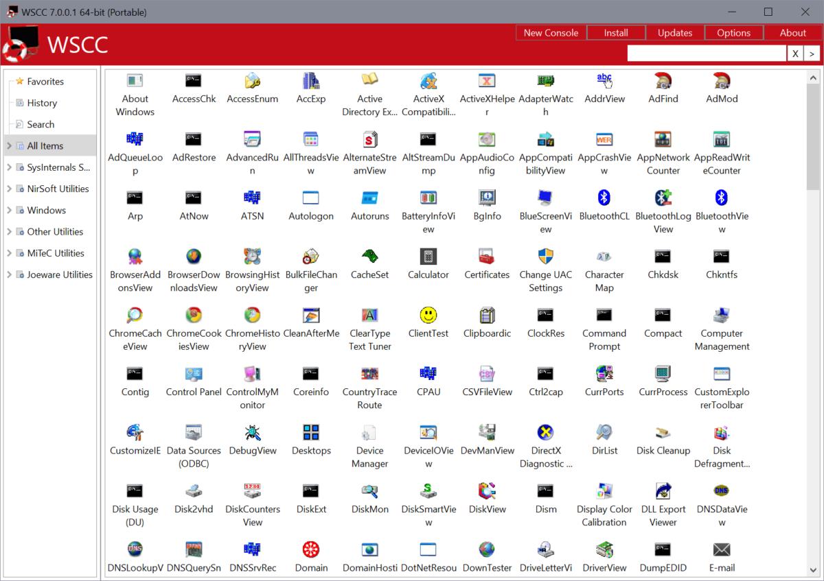 Windows System Control Center — сборник системных утилит для Windows 39