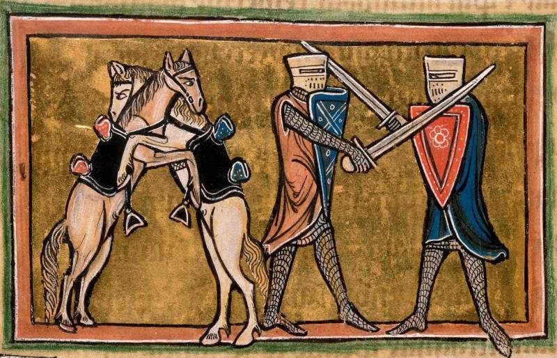 Доспехи для рыцарского коня и для его хозяина…