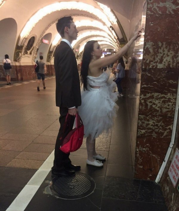 Чудаки и модники из метро Чудаки и модники из метро позитив,смешные картинки,юмор