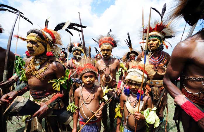 Разноцветный праздник Горока-шоу, Папуа-Новая Гвинея