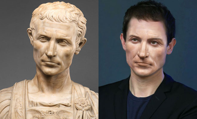 Ученые показали, как бы выглядели Цезарь и другие исторические личности сегодня