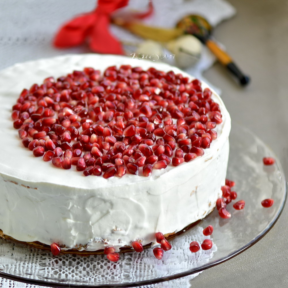 Pancake cake with minced meat