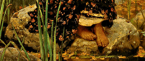 Девочка с персиками. Первая версия 