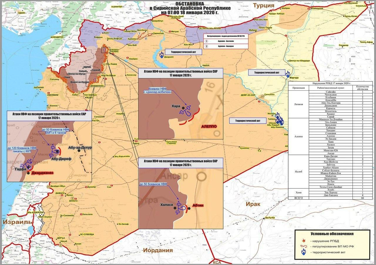 Интерактивная карта боевых действий в сирии