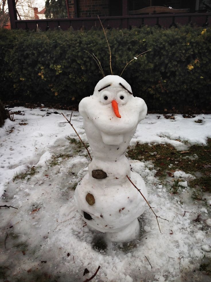 11 снеговиков, которые вдохновят выйти во двор и создать шедевр идеи и вдохновение,творим с детьми