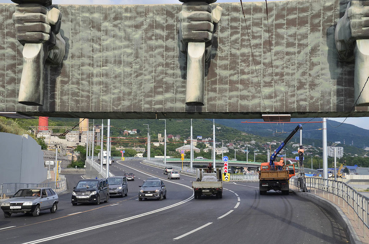 В Новороссийске завершено строительство Сухумского шоссе авто и мото,автоновости,Россия