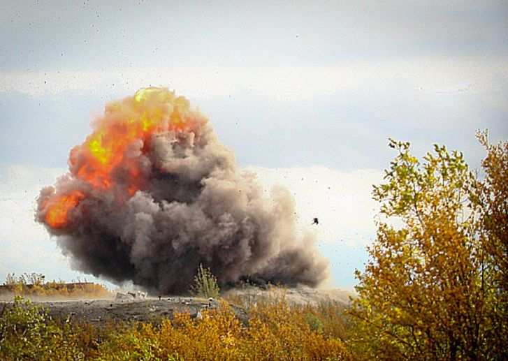 БПЛА 238-й бригады уничтожили танк врага в Красногоровке (ВИДЕО)