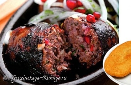 Абхазура — вкуснейшее блюдо грузинской кухни блюда из фарша,кухни мира