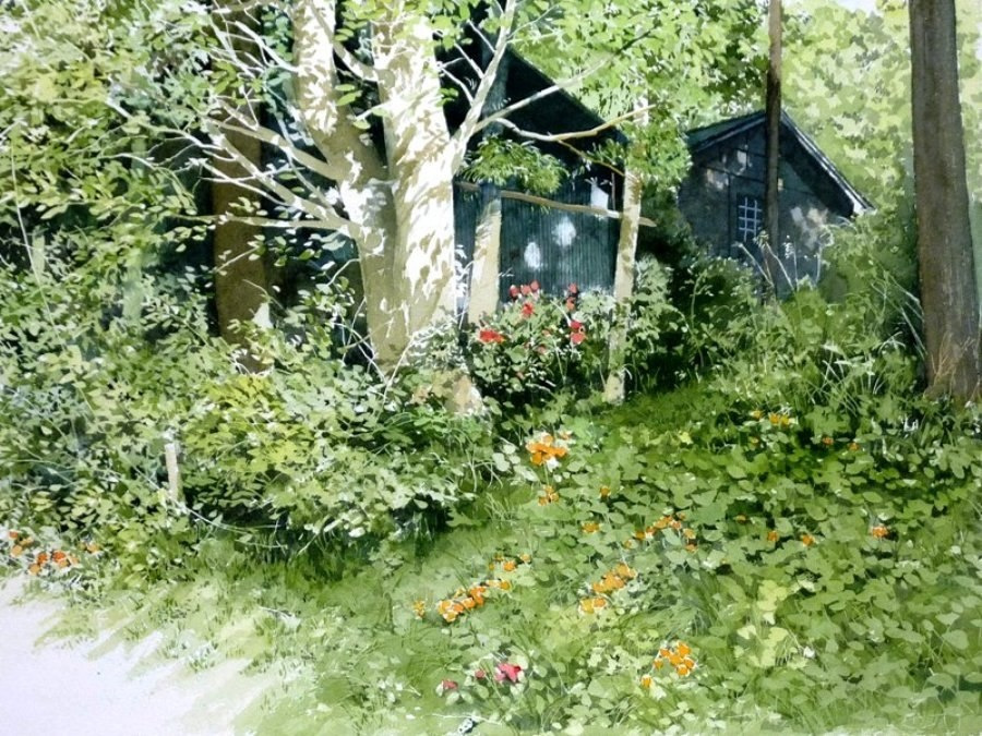 Картины, залитые теплом и светом. Художник Абе Тошиюки 