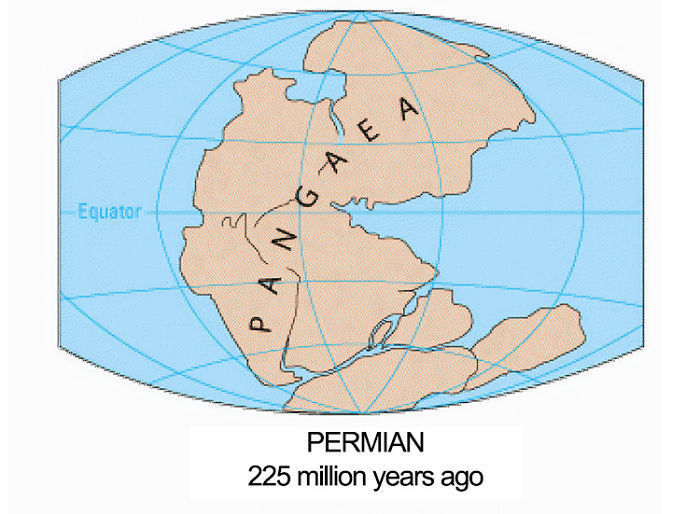 Как выглядела наша планета 300 миллионов лет назад интересное,континенты,планета