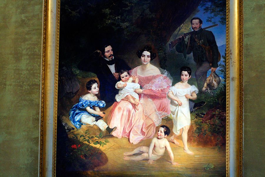 Карл Брюллов. «Портрет семьи Мариетти». 1834