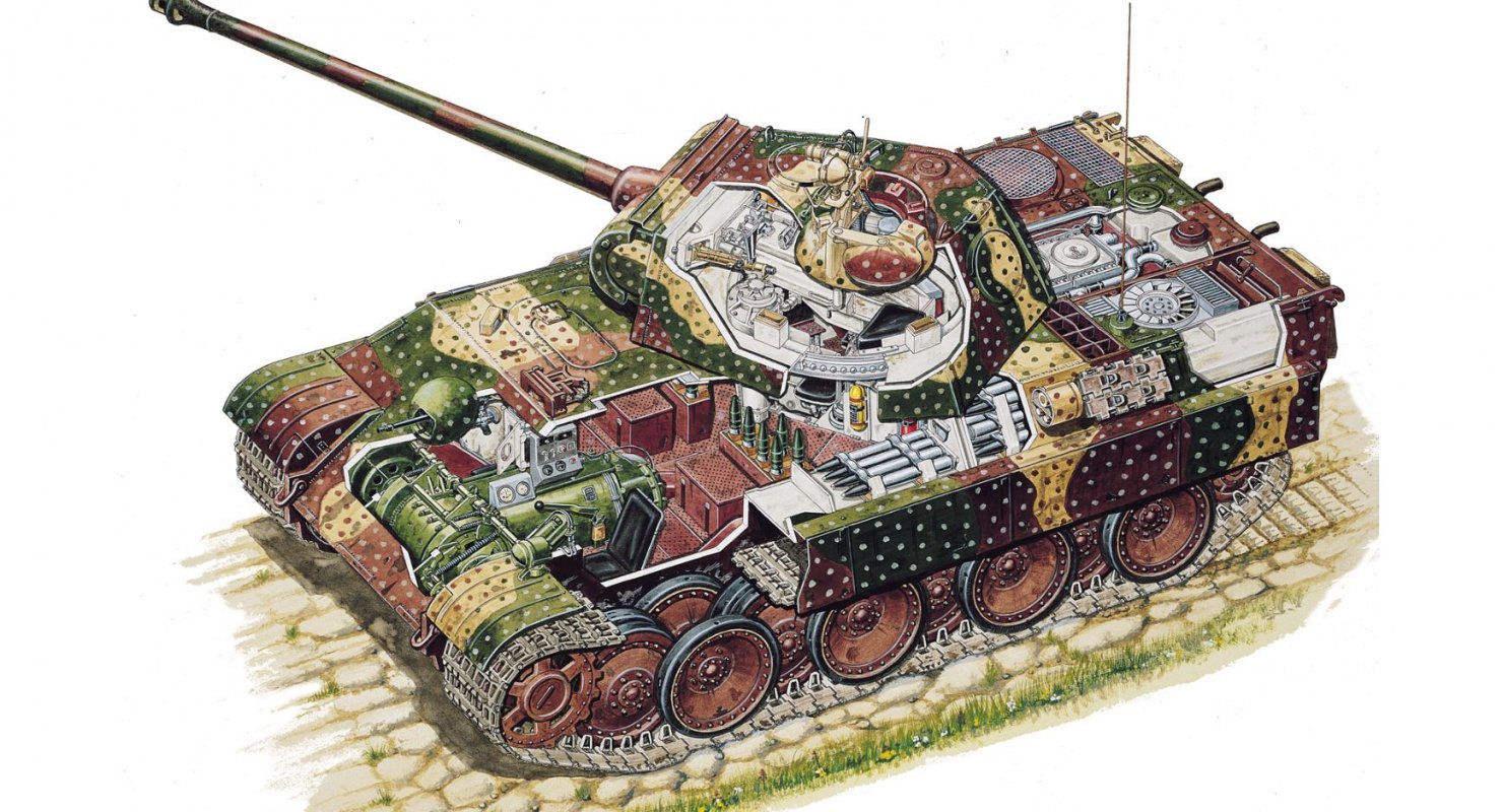 Танк Пантера: насколько он был комфортен для экипажа