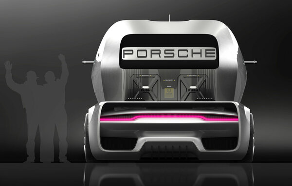 Дизайнер из Грузии создал проект автовоза Porsche porsche