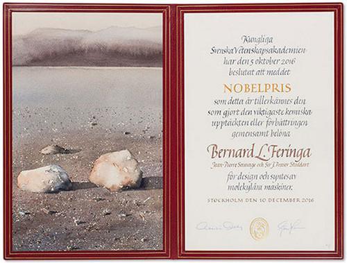 Что скрывает обложка диплома Нобелевского лауреата?