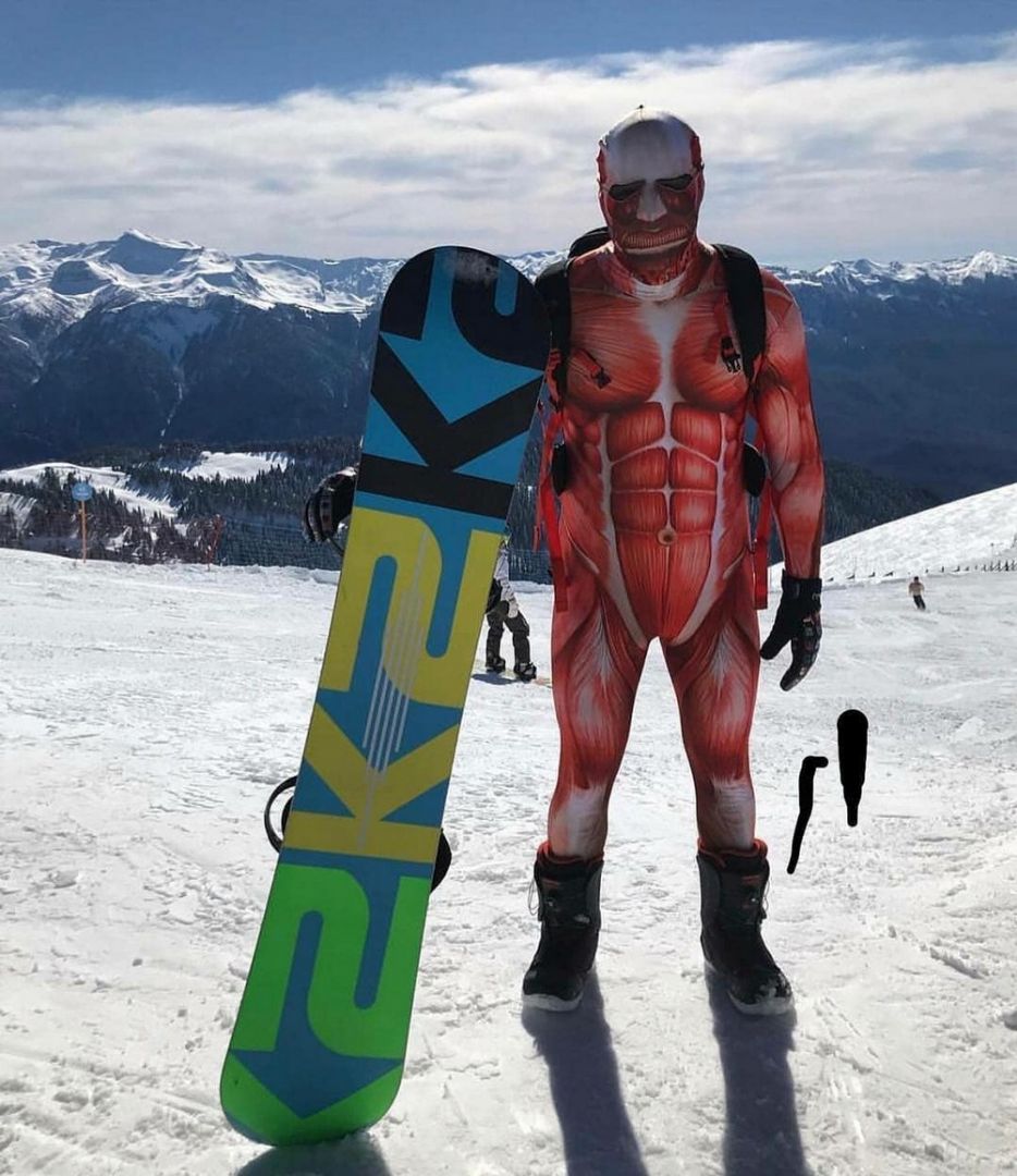 Прикольные костюмы для сноубордистов