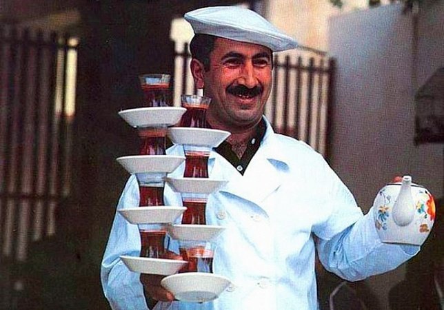 Разносчик чая, Турция занятия, необычные специальности, профессии, факты, это интересно