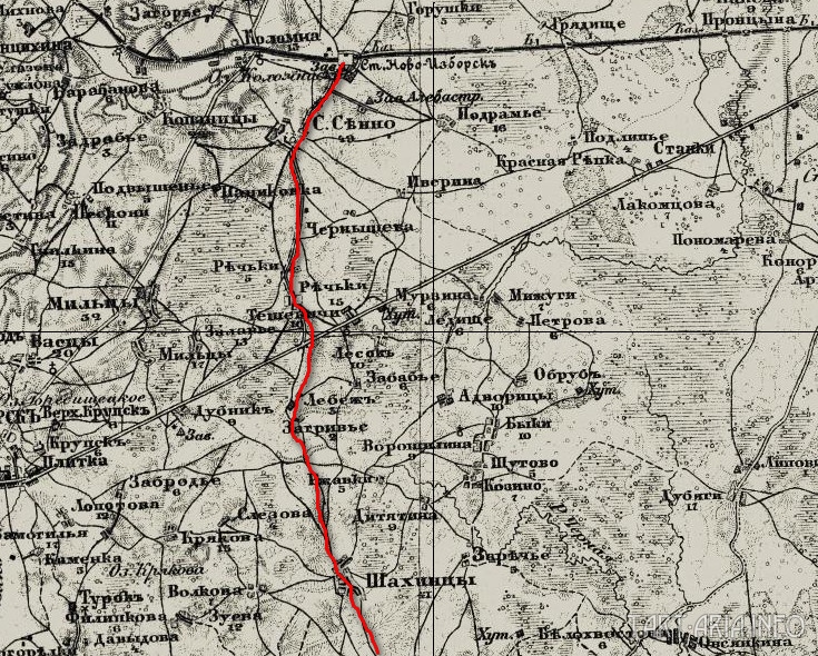 карта Российской империи 1914 года