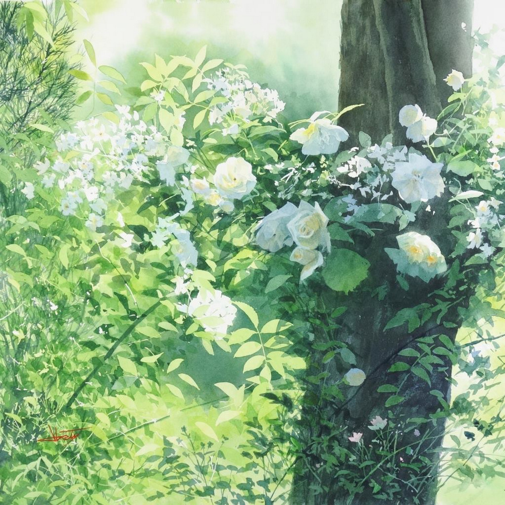 Картины, залитые теплом и светом. Художник Абе Тошиюки 