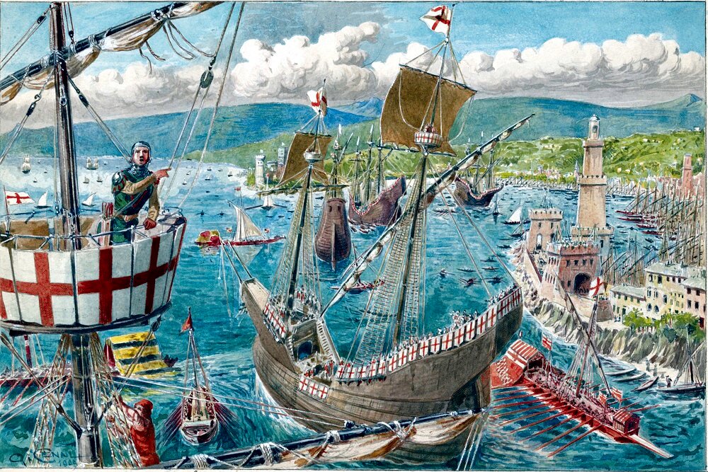генуэзский флот 13-го века