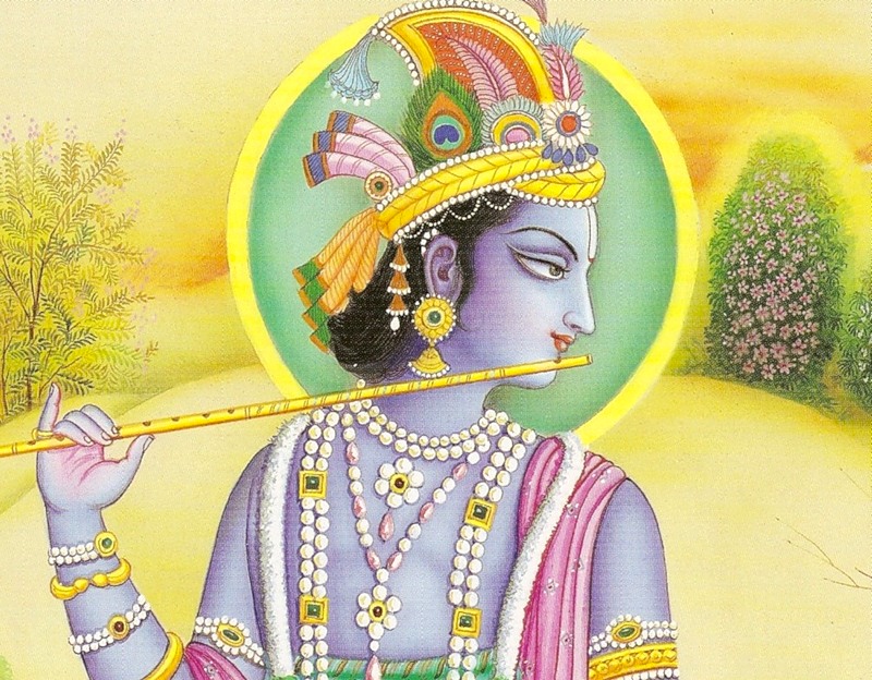 Искусство Индии - картина Кришна