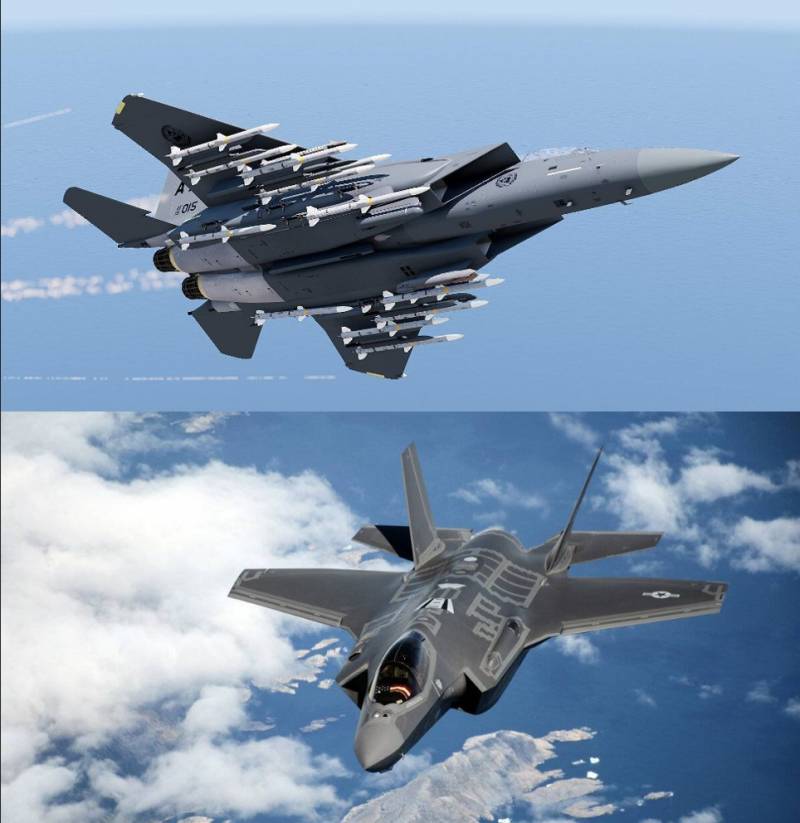 F-15ЕХ вместо F-35 как Су-35С вместо Су-57? ввс