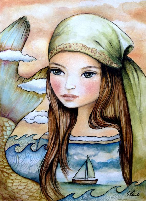 Claudia Tremblay Art | The Oceans Daughter by Claudia Tremblay | ART & PHOTOS