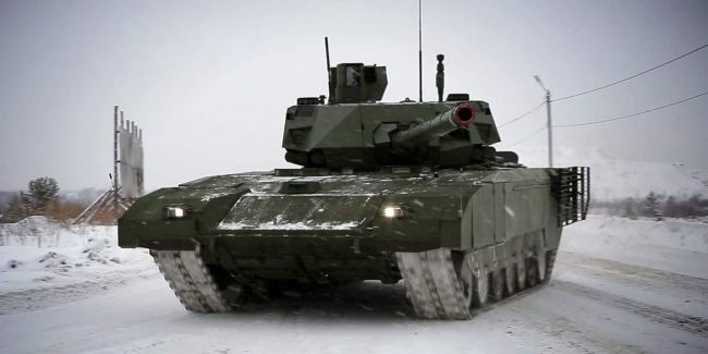 Основной боевой танк России Т-14 "Армата". Фото из открытых источников.