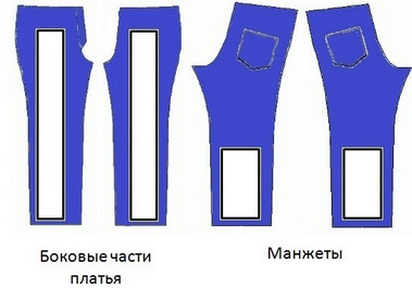 Элегантное платье из старых джинсов...