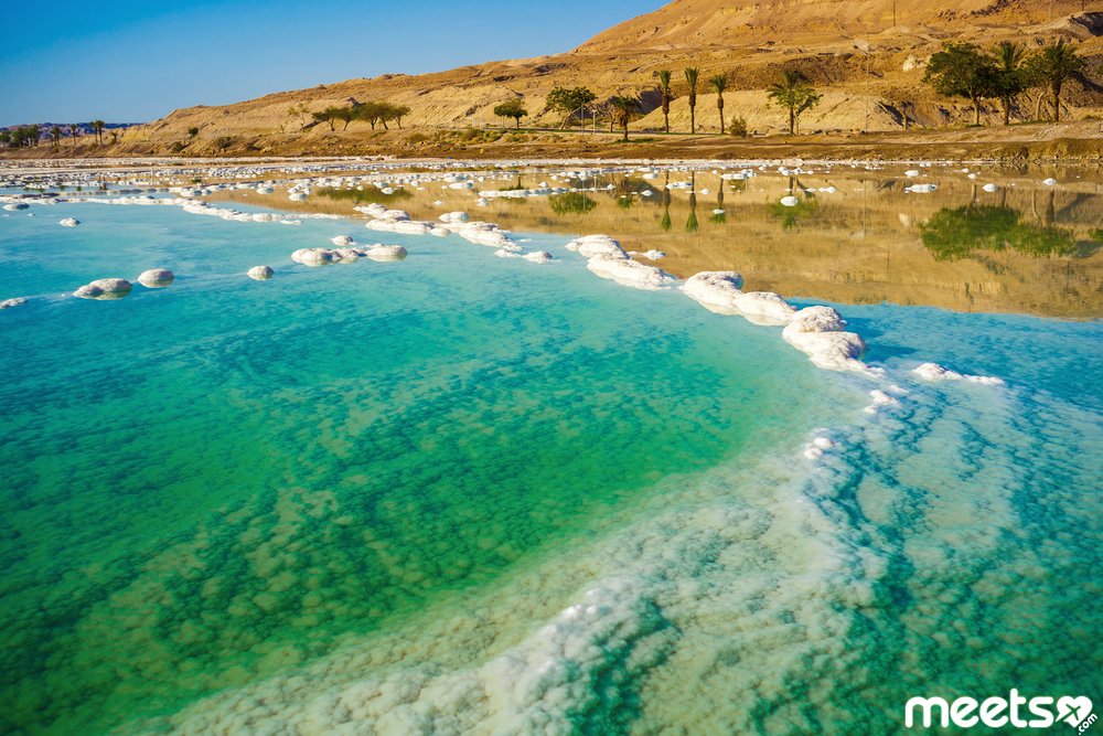 landscape with dead sea