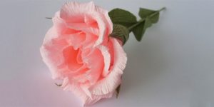 Как сделать бумажную розу