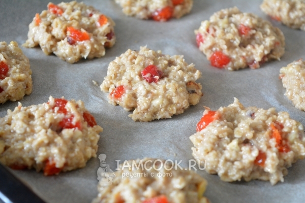 Сформированное овсяное печенье