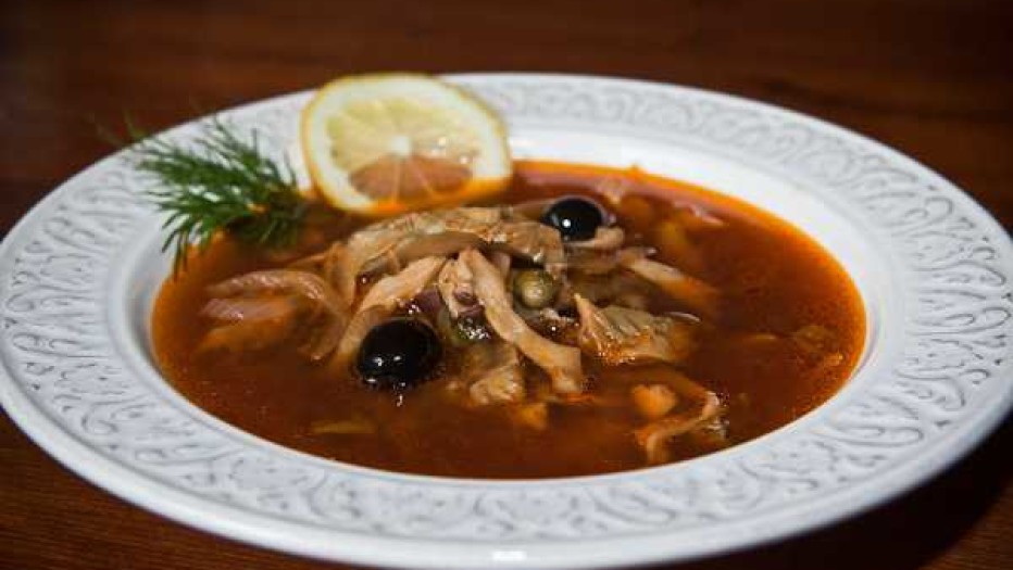 Солянка с грибами - рецепт приготовление