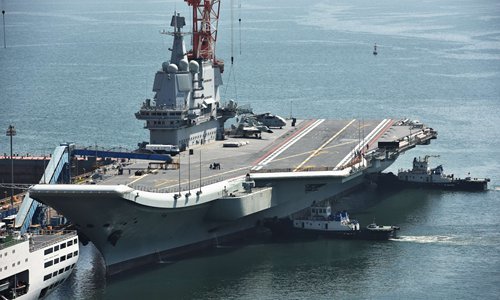 Китайский авианосец тестирует авиакрыло