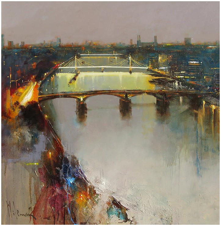 Художник Peter Wileman. Игра света живопись