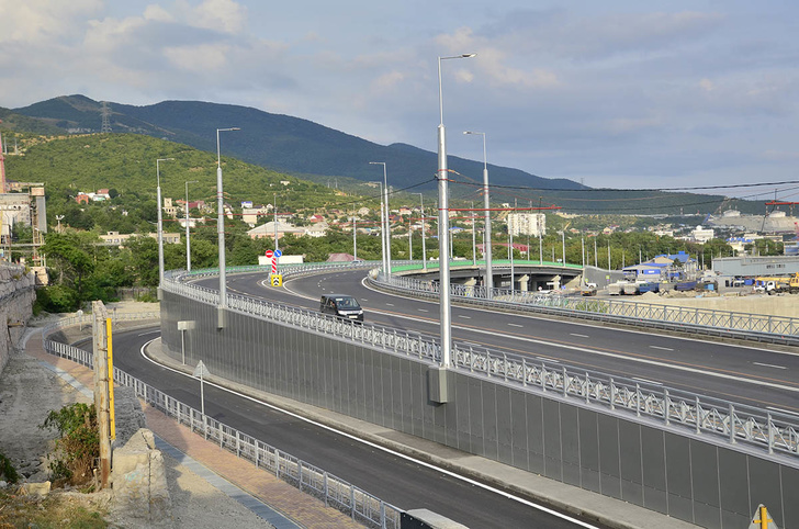 В Новороссийске завершено строительство Сухумского шоссе авто и мото,автоновости,Россия