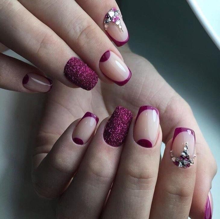 розовый френч фото 31